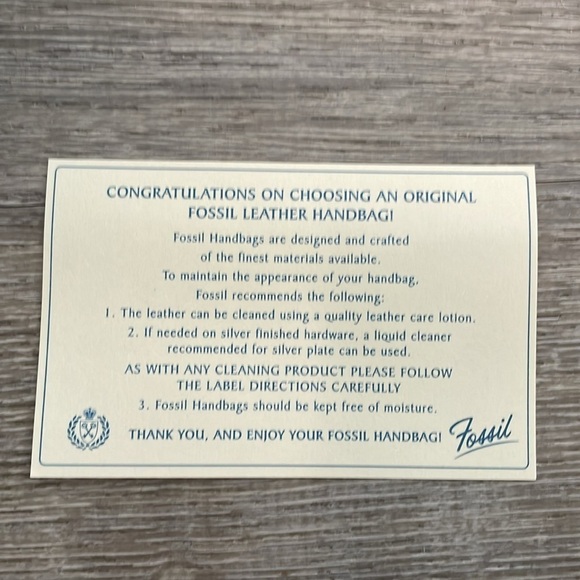 Blue Fossil Purse - Picture 6 of 12